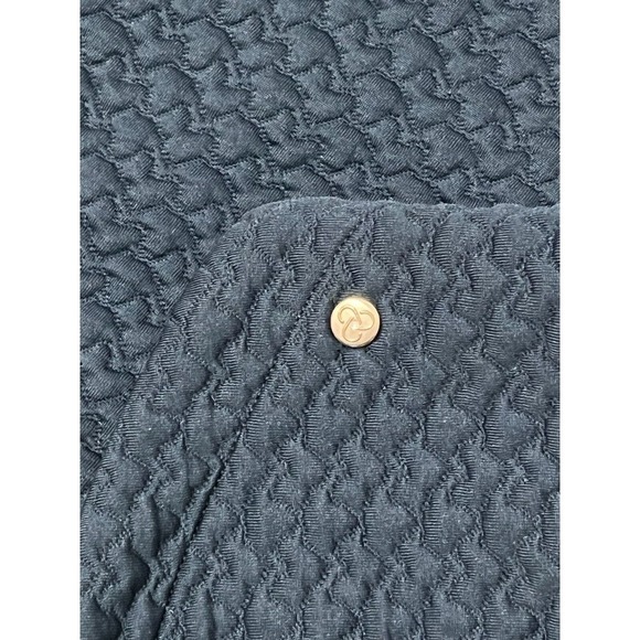 Zella Mens‎ Navy Blue Cowl Neck Hooded Pullover Sweatshirt Size Medium #164 - Picture 4 of 6